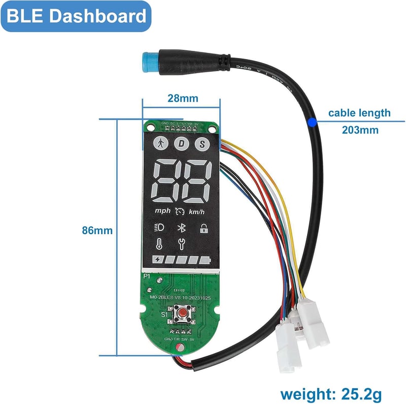 Umelee Xiaomi 4 Pro Vezérlőpanel és Alaplap Szett BLE Elektronikus Roller Alkatrész - silver