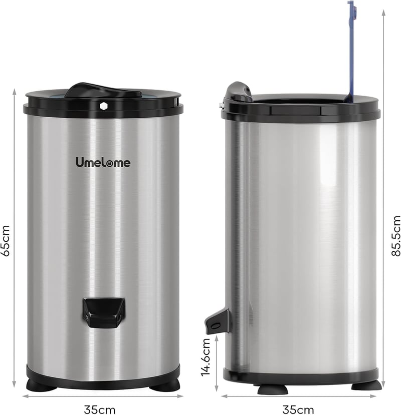 Umelome 6 kg-os Centrifuga Energiatakarékos A+++ Ezüst
