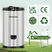 Umelome 6 kg-os Centrifuga Energiatakarékos A+++ Ezüst 4