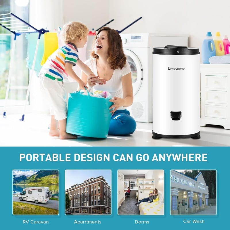 Umelome Centrifuga 2800 fordulat/perc, 6 kg kapacitás, A+++ energiaosztály, fehér