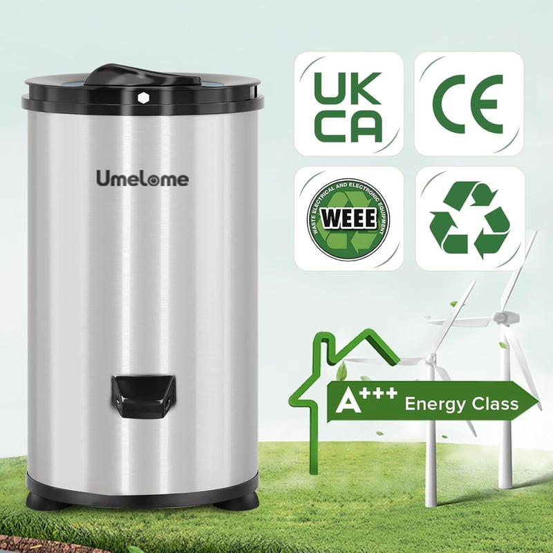 Umelome Centrifuga 2800 rpm, 4 kg Kapacitás, Energiatakarékos A+++ Ezüst
