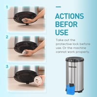 Umelome Centrifuga 2800 rpm, 4 kg Kapacitás, Energiatakarékos A+++ Ezüst 5