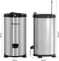 Umelome Centrifuga 2800 rpm, 4 kg Kapacitás, Energiatakarékos A+++ Ezüst 8