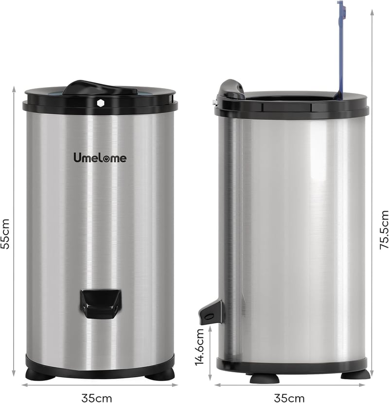 Umelome Centrifuga 2800 rpm, 4 kg Kapacitás, Energiatakarékos A+++ Ezüst