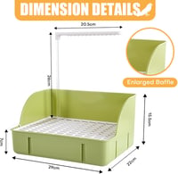 Umisu Automata Madárfürdő Szivattyúval Zöld L Méret Papagájoknak Madaraknak - Green, L 4