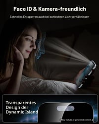 Folie de protecție din sticlă securizată UNBREAKcable cu filtru de confidențialitate pentru iPhone 15 (6,1 inchi) - Anti-Spy, rezistentă la zgârieturi, anti-amprentă, fără bule - 2 bucăți 3