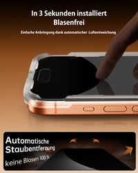 UNBREAKcable tvrdené sklo na ochranu súkromia pre iPhone 17 Pro Max (6,9 palca), Anti-Spy, odolné proti poškriabaniu, nezanecháva odtlačky prstov, bez bublín 6