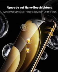 UNBREAKcable edzett üveg kijelzővédő iPhone X/XS/11 Pro (5,8") - 2 db 5