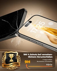 UNBREAKcable iPhone 16 Pro Max adatvédő edzett üveg fólia beépítő kerettel - 2 db 5
