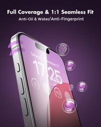 UNBREAKcable iPhone 16 15 adatvédelmi 28 fokos privacy edzett üveg kijelzővédő fólia teljes lefedéssel 2 db 6