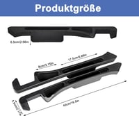 Uncle Yang Autó Üléshézag Kitöltő - 2 db Fekete Ülés Rés Dugó 42x5,5 cm 2