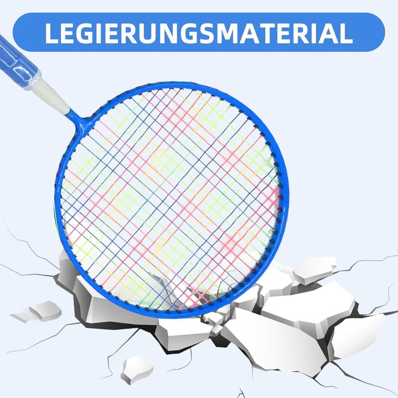 Uncle Yang gyermek tollaslabda szett 2 ütővel és 3 tollassal 43cm