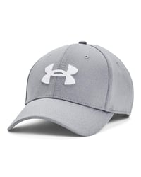 Șapcă de baseball Under Armour Blitzing Low - Gri oțel/Alb - Mărimea L/XL 1