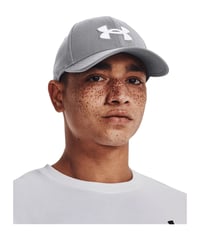 Șapcă de baseball Under Armour Blitzing Low - Gri oțel/Alb - Mărimea L/XL 3