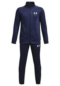 Detská tepláková súprava Under Armour Knit – modrá, YSM (125 – 135 cm) – chlapčenská súprava na zimný tréning 5