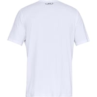 Pánske tričko Under Armour Sportstyle s logom na ľavej strane hrudi, bavlnené športové tričko voľného strihu, biele 10