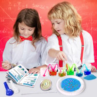 UNGLINGA 40+ Experimentálna súprava pre deti – Chemická stavebnica, laboratórny box na pokusy pre chlapcov a dievčatá, kreatívny darček 6