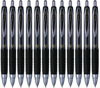 Roller cu cerneală gel Uni-ball Signo UMN-207, micro, negru, 0,5 mm, set de 12 bucăți 1