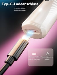 unibono Női Elektromos Borotva Szett Multifunkcionális, Intim Borotválkozáshoz, Lábra, Karra, Bikini Területre, Vízálló USB-C Töltős 5