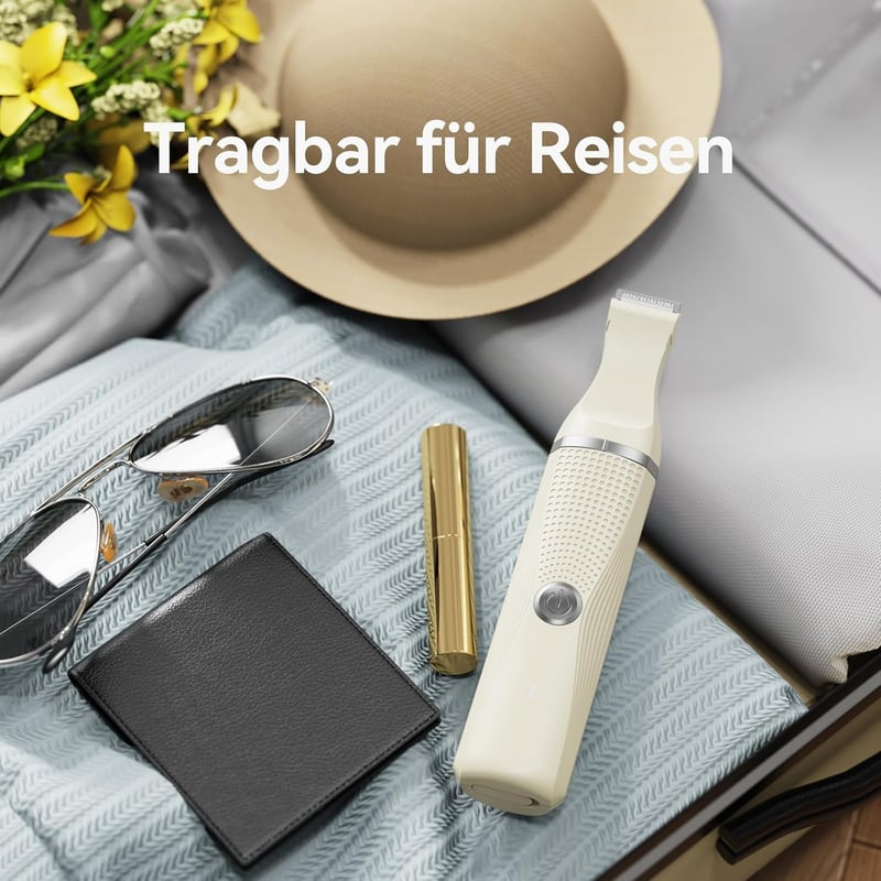 unibono Női Elektromos Borotva Szett Multifunkcionális, Intim Borotválkozáshoz, Lábra, Karra, Bikini Területre, Vízálló USB-C Töltős