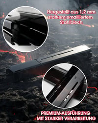 Unicook 30-53 cm-es állítható gázgrill égőfedél 3 db Weber Spirit kompatibilis 3