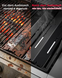 Unicook 30-53 cm-es állítható gázgrill égőfedél 3 db Weber Spirit kompatibilis 4