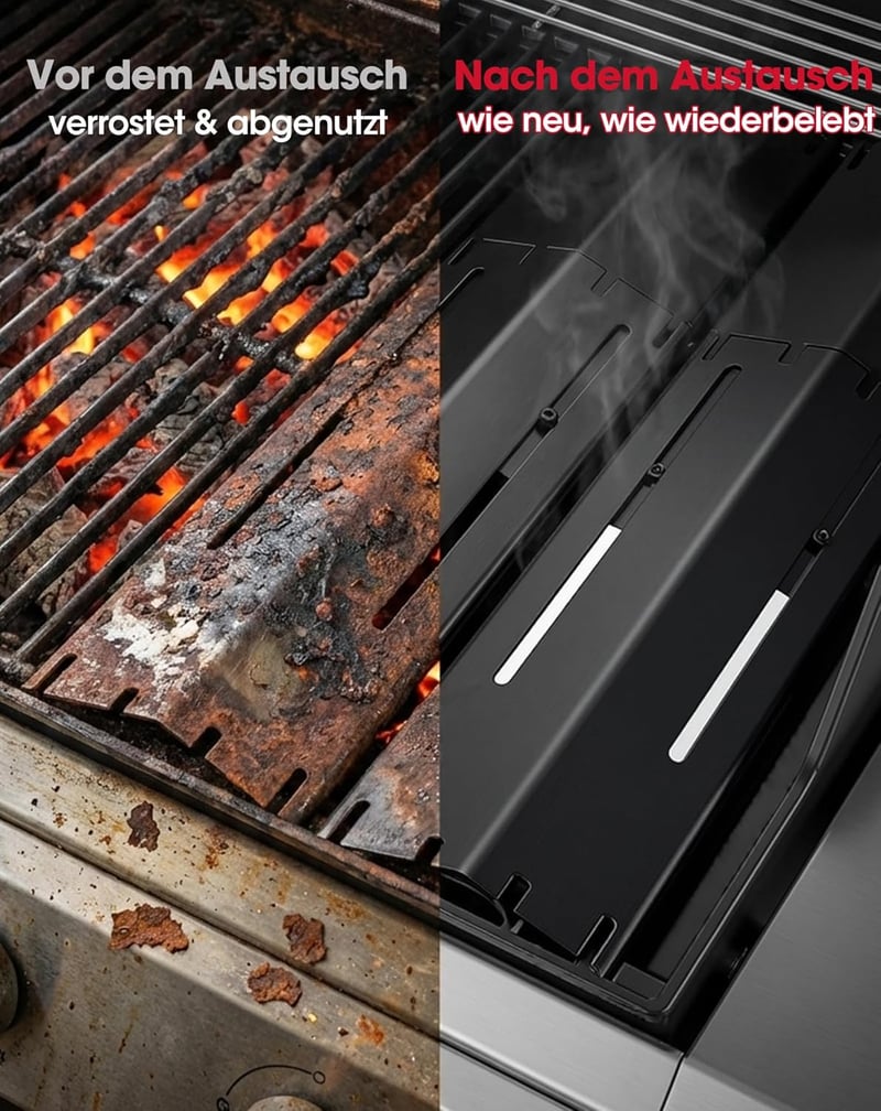 Unicook 30-53 cm-es állítható gázgrill égőfedél 3 db Weber Spirit kompatibilis
