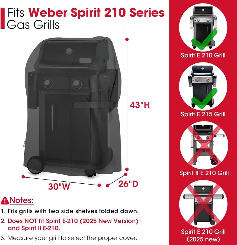 Unicook Weber Spirit 210 Grillvédő Takaró Vízálló Védelem