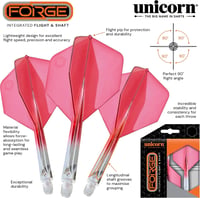 Set de fluturaș și tijă dintr-o singură piesă Unicorn Forge, 31 mm, transparent 3