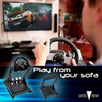 Unicview Versenyautó Szimulátor Állvány G29 G920 G923 Logitech Thrustmaster T150 PS4 PS5 Xbox 8