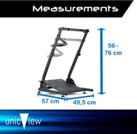 Unicview Versenyautó Szimulátor Állvány G29 G920 G923 Logitech Thrustmaster T150 PS4 PS5 Xbox 5