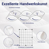 Uniency Pehelypaplan 220x240 cm Egész Éves Pamut Takaró 2100g 6