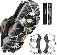 Unigear Crampons Cipőtüskék Jégre Hóra Túrázáshoz 24 Szöges Tapadó 1