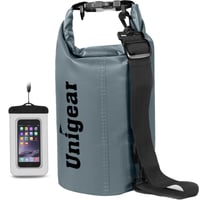 Unigear Dry Bag vodootporna torba 2L maslinasto zelena, vodootporna vreća za kajak, rafting — Nedostaje vodootporna futrola za telefon (stanje: vidi 2. sliku) 4