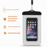 Unigear Dry Bag Vodotesný vak 2L, vojenská zelená, s držiakom na telefón, na kajak, rafting, kempovanie, plávanie, rybolov a snowboarding 6