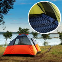 Unigear Felfújható Hálózsák Matrac Kék Beépített Párnával - Ultrakönnyű Vízálló Kemping Matrac 188x60cm 550g - Dark Blue With Cushion 7