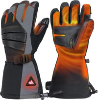 Unigear fűthető kesztyű férfiaknak és nőknek, 3 fokozat, vízálló érintőképernyő - XL, Black / Grey 1