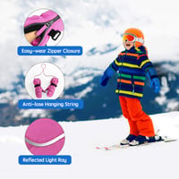 Unigear Gyermek Síkesztyű - Vízálló, Szélálló Téli Kesztyű Fiúknak és Lányoknak 2-8 Éves Korig, Lélegző Hőszigetelő Anyagból 6