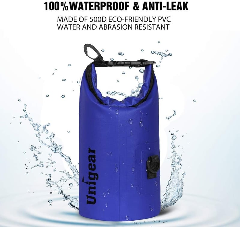Unigear vízálló nyeregtas kék 10L
