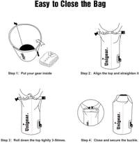 Unigear vízálló nyeregtas kék 10L 5
