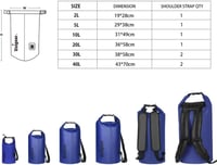 Unigear vízálló nyeregtas kék 10L 3