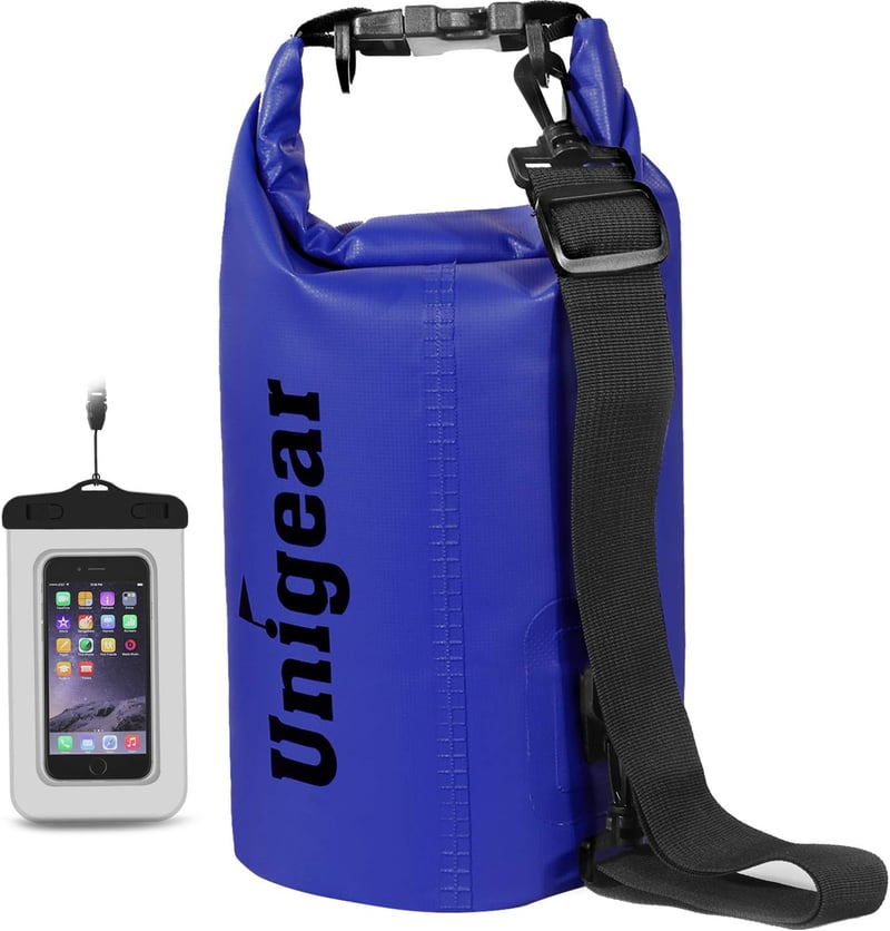 Unigear vízálló nyeregtas kék 10L