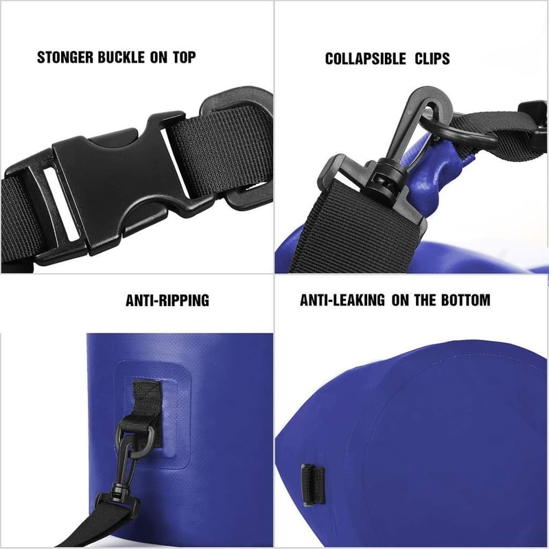 Unigear vízálló nyeregtas kék 10L