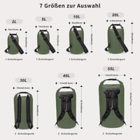 Geantă impermeabilă Unigear Dry Bag pentru caiac, rafting, drumeții, camping, pescuit, schi și sporturi nautice 2