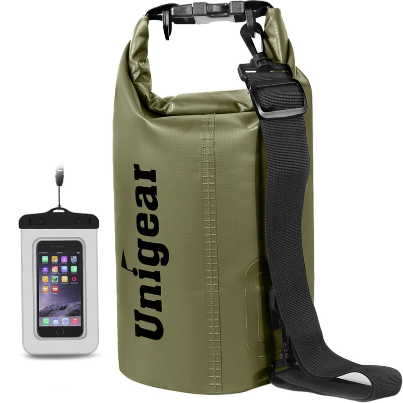 Geantă impermeabilă Unigear Dry Bag pentru caiac, rafting, drumeții, camping, pescuit, schi și sporturi nautice