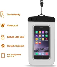 Unigear Vízhatlan szárazzsák hátizsák mobiltokkal, 2L 5L 10L 20L 30L 40L, hordszíjjal csónakhoz kajakhoz horgászathoz strandhoz campinghez 7