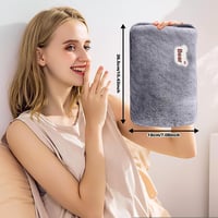 UNIHOC elektromos melegítő palack puha mikroszálas huzattal 3