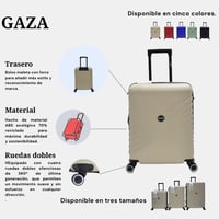 Unik Revolution Gaza Model Kabin Bőrönd Kék 20" Utazási Táska Kerekekkel 6
