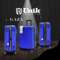 Unik Revolution Gaza Model Kabin Bőrönd Kék 20" Utazási Táska Kerekekkel 7