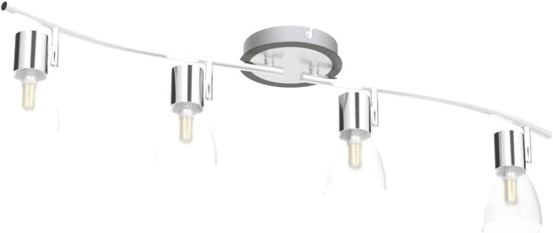 Unikcst 4 izzós LED mennyezeti spotlámpa E14 forgó modern lámpa nappalihoz 230V